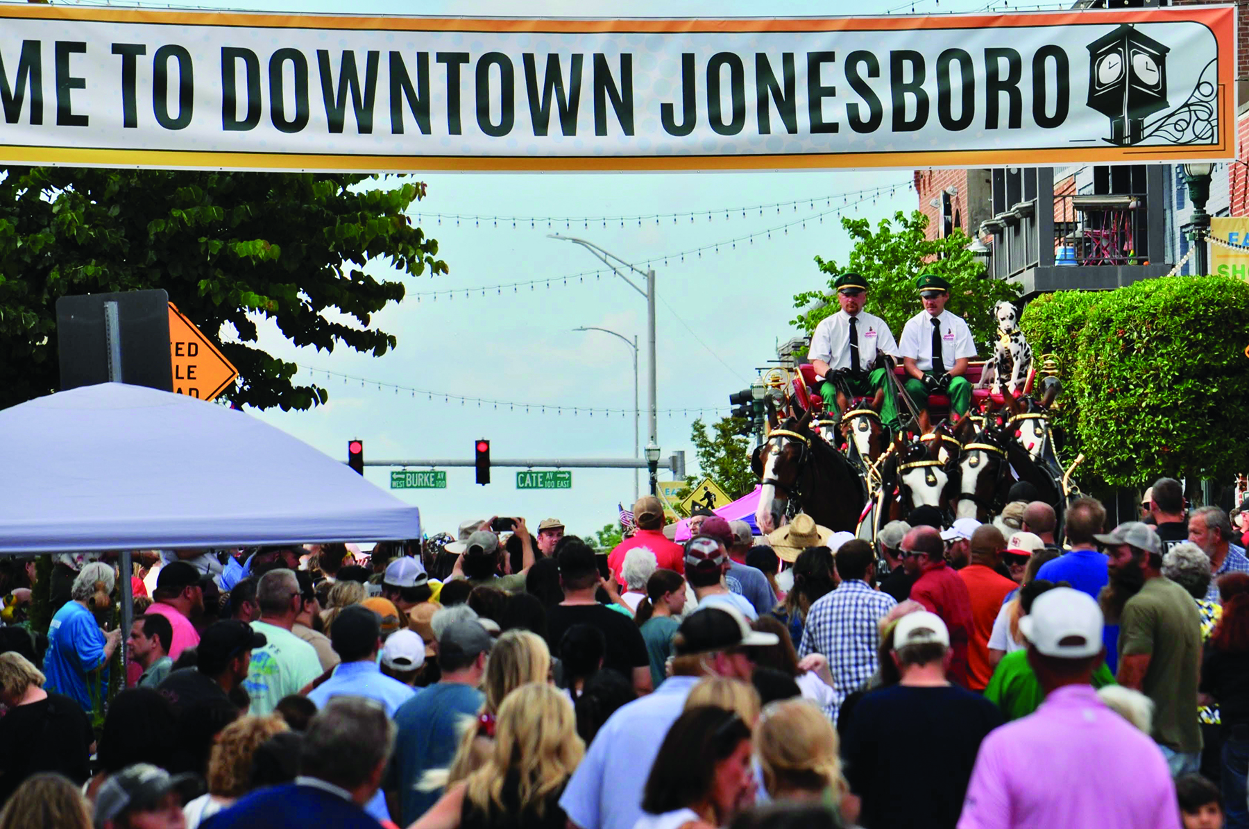 Downtown Jonesboro Hosts Patriotic Tribute